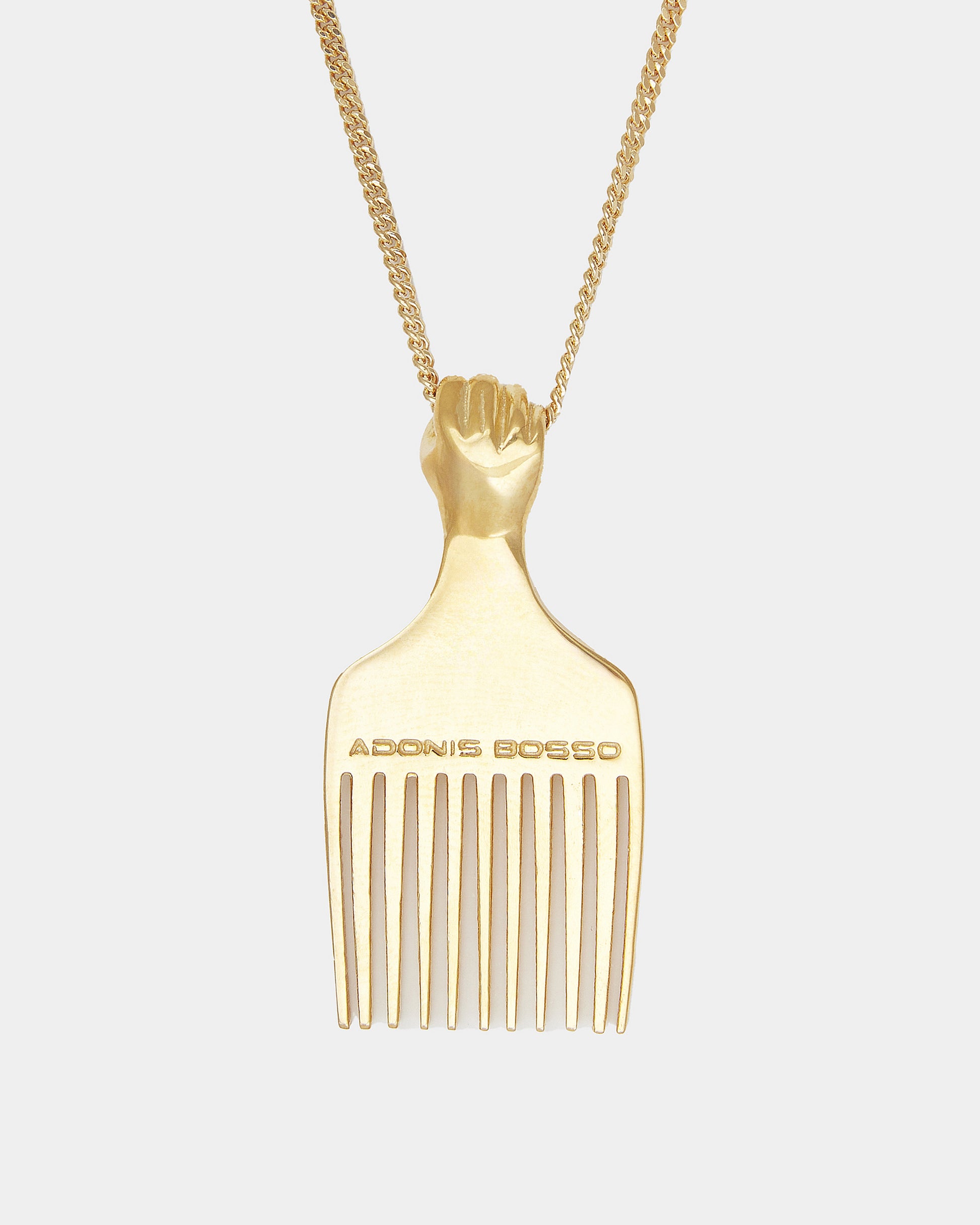 10k Hackle of Solid Gold