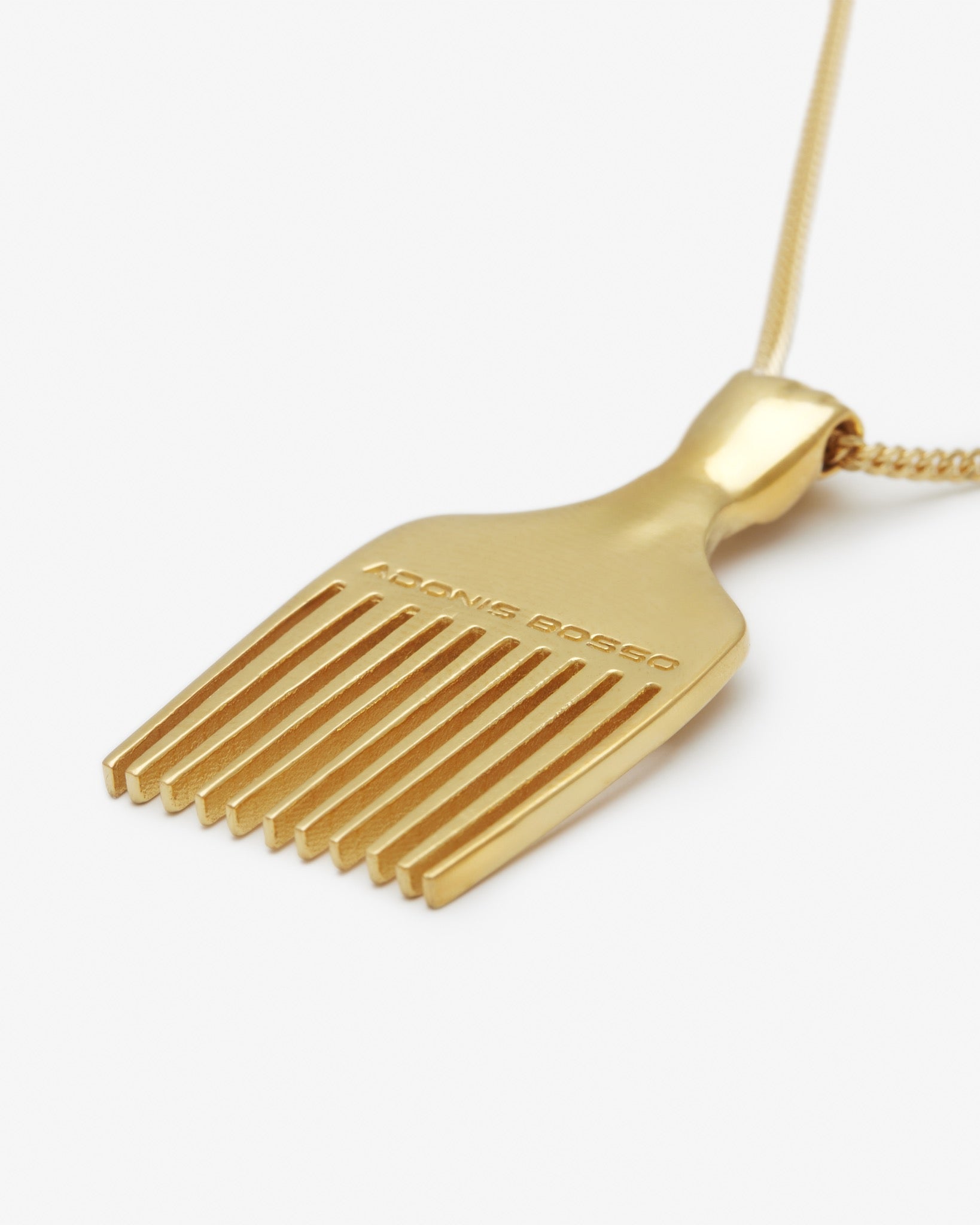 10k Hackle of Solid Gold